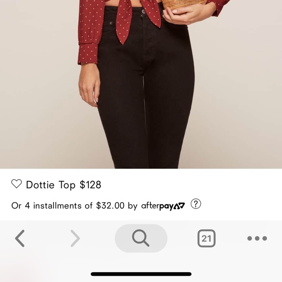 Reformation Dottie Top - Picture 3 of 6